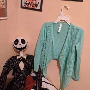 Cherokee Mint Green Cardigan